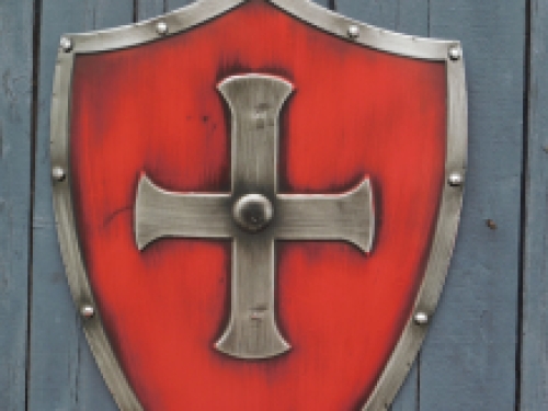 Templar shield - medieval - handmade