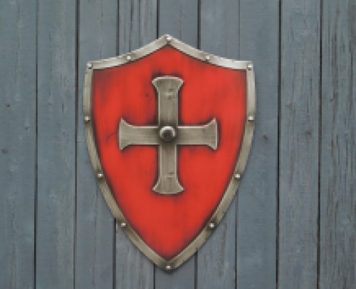 Templar shield - medieval - handmade
