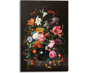 Painting Still Life - Flowers on Vase - 90 x 60 cm