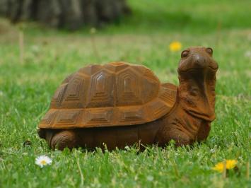 Schildkrötenstatue aus Gusseisen - detailliert