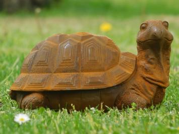 Schildkrötenstatue aus Gusseisen - detailliert