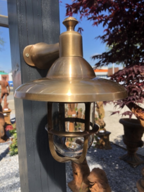 Outdoor lamp, scheepslamp, messing-koper. LAATSTE!!