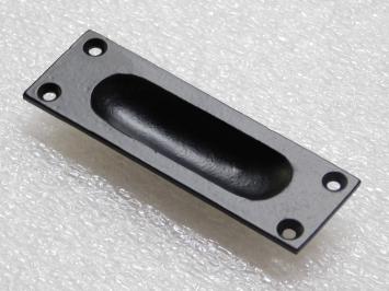 Sliding door handle - 10 cm - Black - Iron