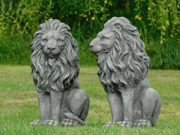 Set Lions - Grey - Solid Stone