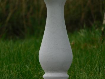 Set of 3 Baluster Posts with Window – For Balcony or Garden – Stone – 60 cm