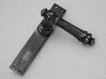 Türbeschlagset – Oxford-Türgriffe + Türplatten Blanco BB 72 – Gusseisen, verzinkt