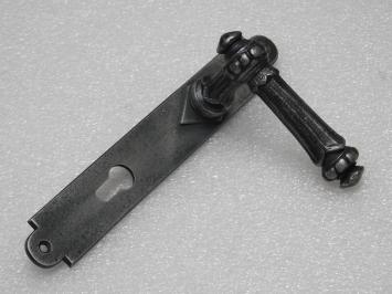 Set Deurbeslag - Klinken Oxford + Deurplaten Prestige PC 92 - Gietijzer Verzinkt