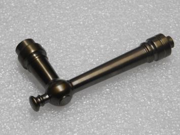 Montel Door Handle Set - Dark Patinated Brass