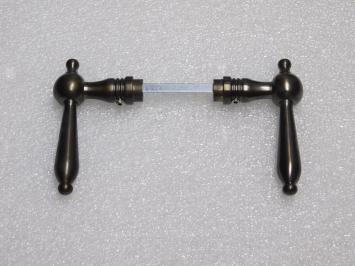 Set Deurklinken Revo - Donker Gepatineerd Messing