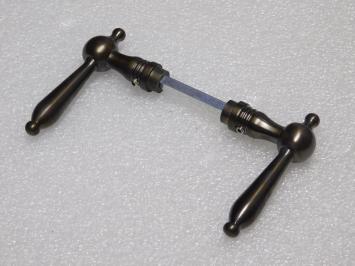 Set Deurklinken Revo - Donker Gepatineerd Messing