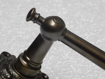 Set Deurklinken Montel met Klinkrozetten - Donker Gepatineerd Messing