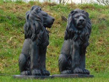 Set Lions 75 cm - Left and Right - Polystone