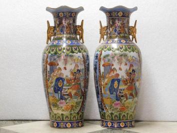 Set Vintage-Vasen – 60 cm – Porzellan – Asiatischer Stil
