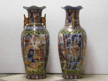 Set Vintage-Vasen – 60 cm – Porzellan – Asiatischer Stil