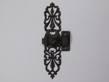 Sliding cast iron lock - Brown - 24 cm