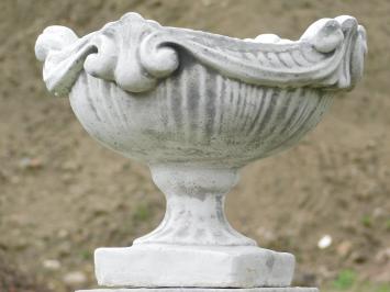 Ornamentaler Blumentopf - Gartenvase - 35 cm - Stein