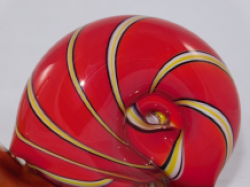 Glass sculpture Snail in Murano style-Last one!!