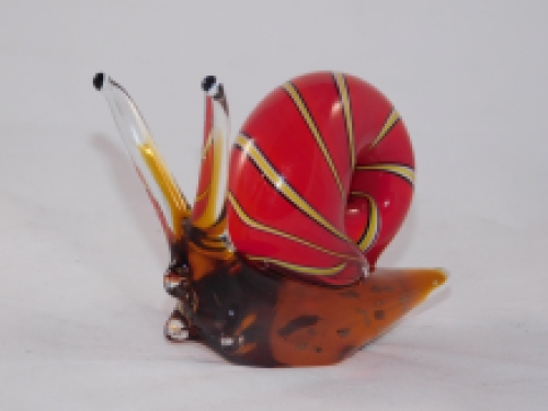 Glasskulptur Schnecke im Muranostil-LETSTE!!