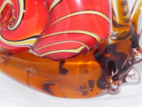 Glazen beeld Slak in Murano stijl-LAATSTE!!