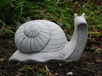 Stone snail - 30 cm - White with Grey
