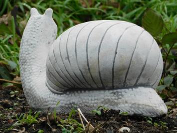 Stone snail - 30 cm - White with Grey