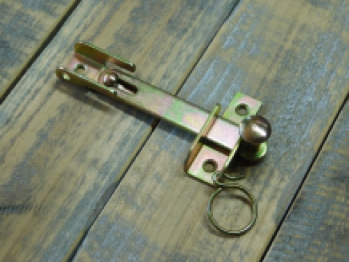 Locking bolt - suspension hook for gates - zinc-plated iron