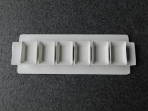 Snack & Dip set - porcelain - seven pieces