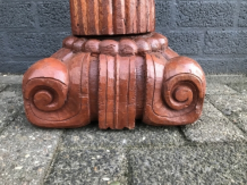 Column - pedestal- Klingel- hand-carved colonial carvings, amazing!!