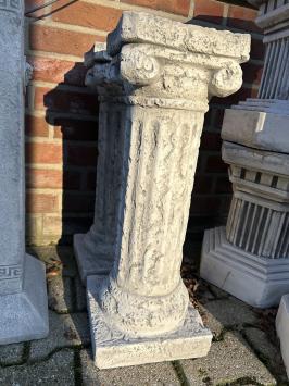 Robust Pedestal - 65 cm - Greek Style - Solid Stone