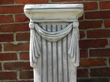Sockel mit Draperie – 75 cm – Stein