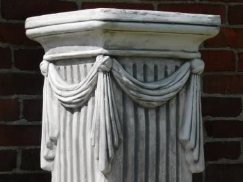 Sockel mit Draperie – 75 cm – Stein