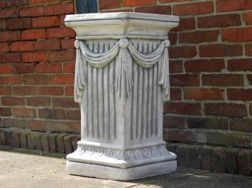 Sockel mit Draperie – 75 cm – Stein