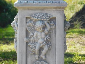 Engelsokkel met Engelbeeld - 93 cm - Steen