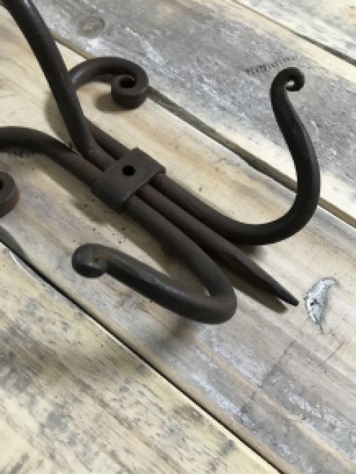 Coat stand spider - wrought iron - dark brown