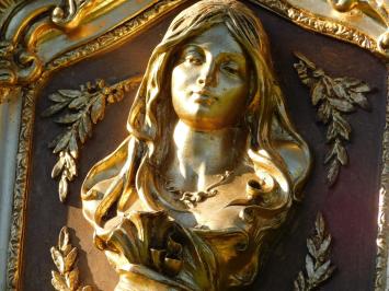 Vintage Spiegel in Louis XVI-stijl - 175 cm - Goudkleurig