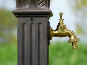 Pedestal water tap - Brown - Alu - Brass Tap