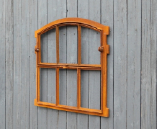 Cast iron stable window - folding open - full cast iron