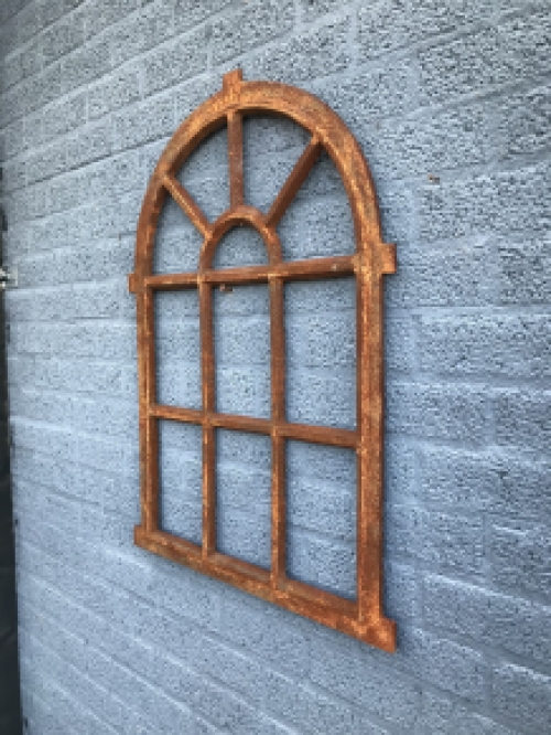 Cast-iron stable window, substantial and heavy westphalian design