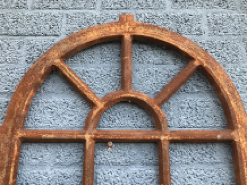 Cast-iron stable window, substantial and heavy westphalian design