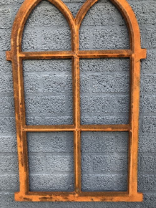 Cast iron frame, with large V, stable window, barn window.