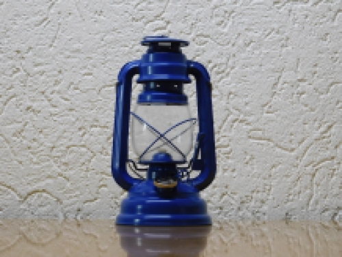 Storm lantern - metal - glass - in different colours