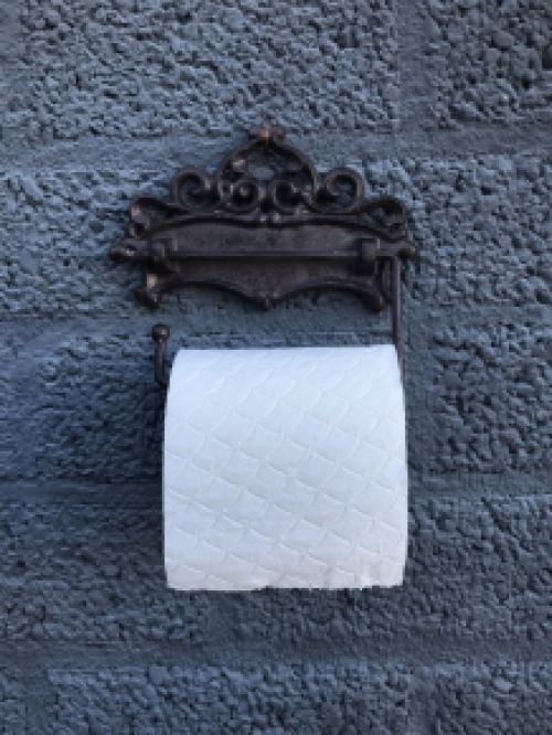 Vintage WC - toiletpapier houder, wc-rol houder toilet