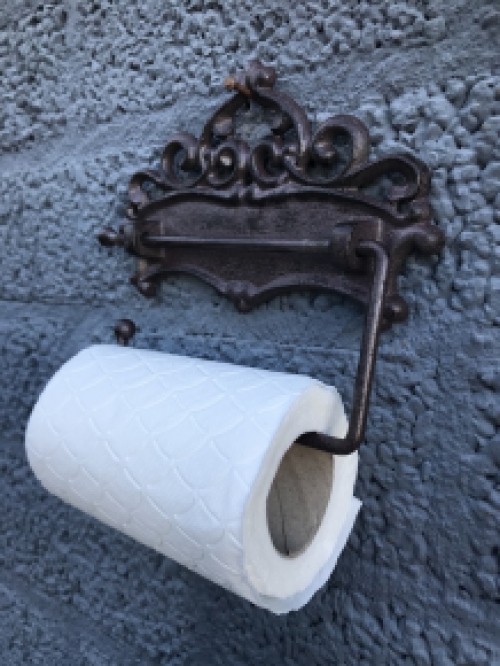 Vintage WC - toiletpapier houder, wc-rol houder toilet