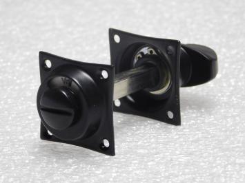 Toilet Lock – Vrij / Bezet – 37 x 37 mm – Matte Black