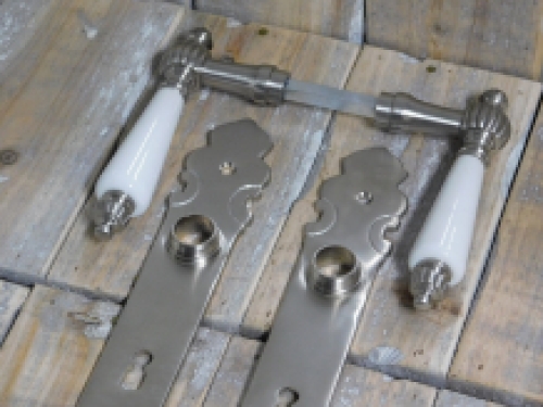 Set of door hardware BB72 - matt nickel - for room doors