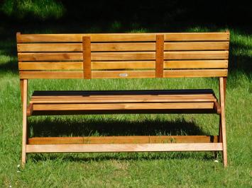 Klappbare Gartenbank - Hartholz - Teak