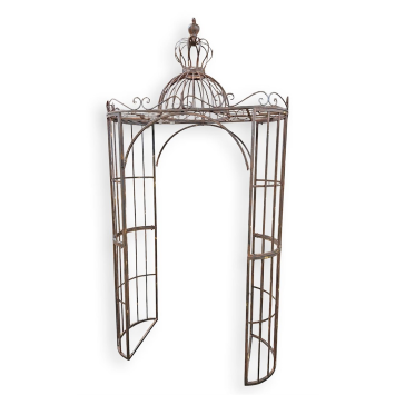 Elegant Iron Garden Arch – approx. 290 cm high