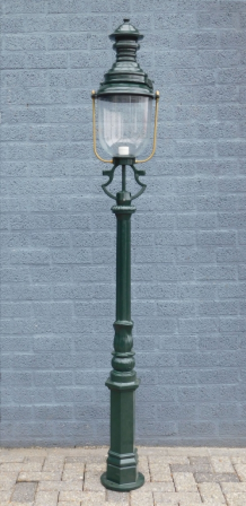 Lantaarn ''Max'' - buitenlamp, staande lantaarn - groen