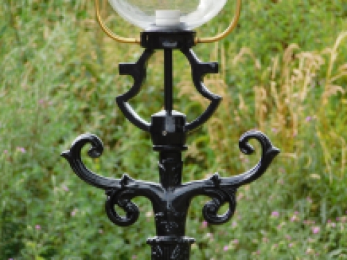 Garden lantern Genoa - black - alu - 215cm