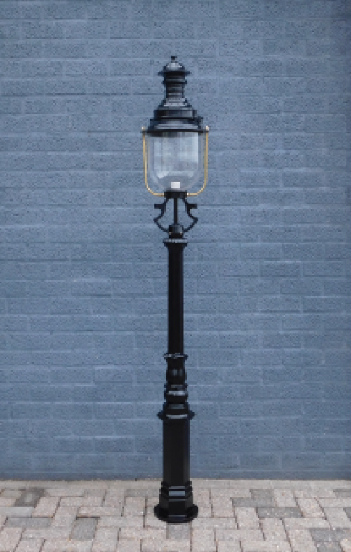 Lantaarn ''Max'' - buitenlamp, staande lantaarn, zwart